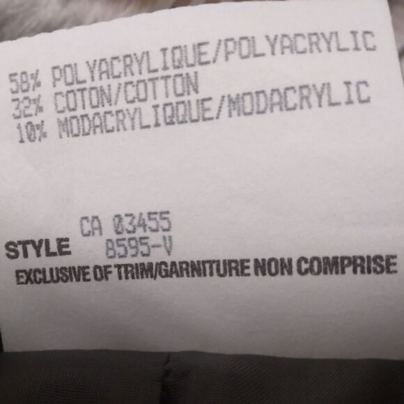 VINTAGE LORI WEIDNER SILVER GREY FAUR FUR VEST SUEDE BACK FAUX FOX HAIR - Picture 16 of 16